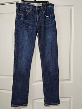 Justin Boots Men's Slim Dark Blue Jeans